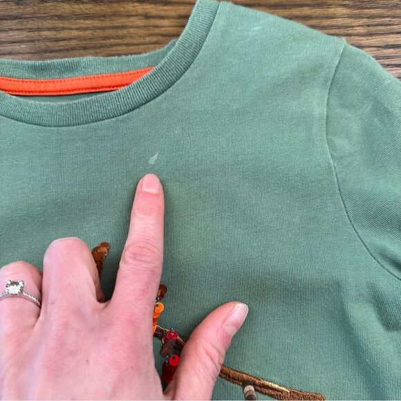 Mini Boden Campfire Sequin Tee Shirt - Picture 2 of 6